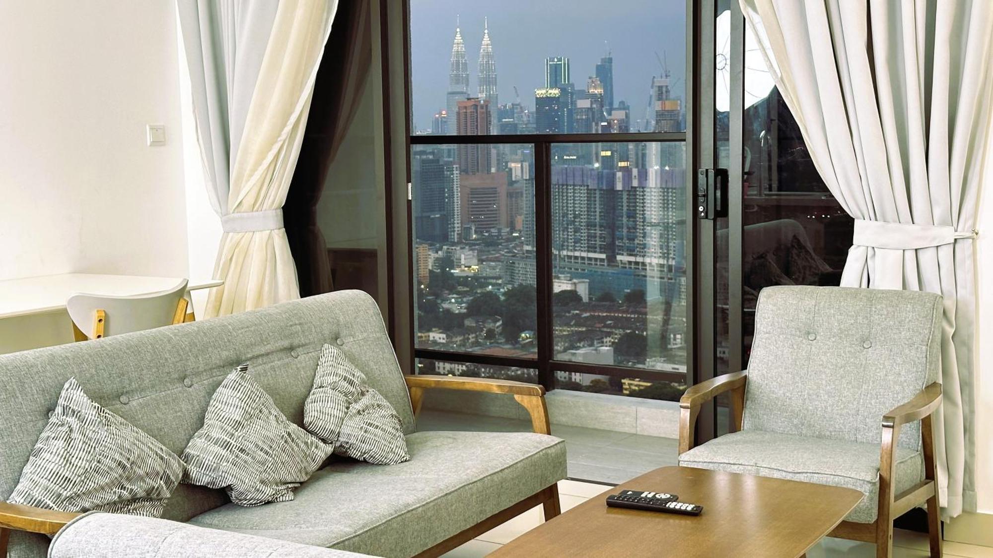 Klcc View 2br-2br Luxury Trion Kl * Kuala Lumpur